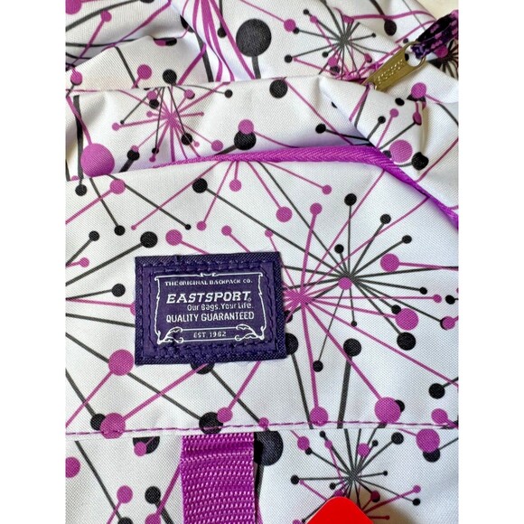 NWT Eastsport Book Backpack Laptop Sleeve Water Bottle Pocket Padded Straps NEW - Picture 6 of 10